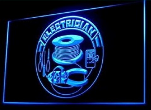 Electrician Tools LED Neon Sign